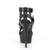 Pleaser DELIGHT-637 Black Vegan Leather Sale Women