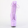Pleaser DELIGHT-1020 Lavender Patent Heeled Ankle Boots