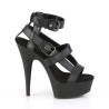 Pleaser DELIGHT-637 Black Vegan Leather Sale Women
