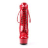 Pleaser DELIGHT-1020 Red Patent High Heeled Ankle Boots