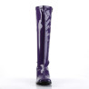Funtasma GOGO-300 Purple Patent Chunky Heel 70s Boots