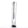 Funtasma GOGO-300 Silver Chunky Heel 70s Boots