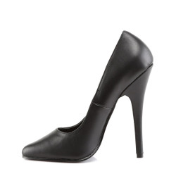 Devious DOMINA-420 Black Leather Sale Women