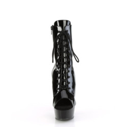 Pleaser DELIGHT-1021 Black Patent Sale Women