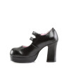 Demonia GOTHIKA-09 Black Vegan Punk Lolita Platform Pumps