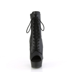 Pleaser DELIGHT-1021 Black Vegan Leather Sale Women