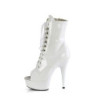 Pleaser DELIGHT-1021 White Patent Sale Women