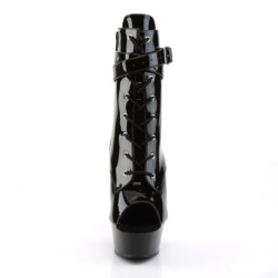 Pleaser DELIGHT-1033 Black Patent Sale Women