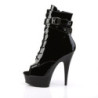 Pleaser DELIGHT-1033 Black Patent Sale Women