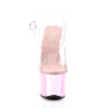 Pleaser SKY-308 Rose Chrome Platform High Heeled Shoes