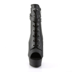 Pleaser DELIGHT-1033 Black Vegan Leather Sale Women