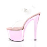 Pleaser SKY-308 Rose Chrome Platform High Heeled Shoes