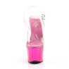 Pleaser SKY-308 Pink Chrome Platform High Heeled Shoes
