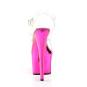 Pleaser SKY-308 Pink Chrome Platform High Heeled Shoes