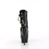 Pleaser DELIGHT-1043 Black Patent Women's Ankle Boots