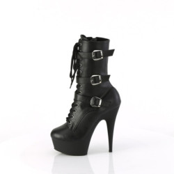 Pleaser DELIGHT-1043 Black Vegan Leather Sale Women