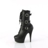 Pleaser DELIGHT-1043 Black Vegan Leather Sale Women
