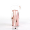 Pleaser SKY-308 Rose Gold Chrome Platform High Heels