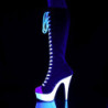 Pleaser DELIGHT-2000SK-02 Chucks Sneaker Knee Boots