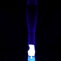 Pleaser DELIGHT-2000SK-02 Chucks Sneaker Knee Boots