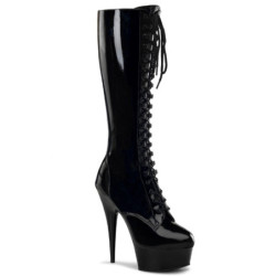 Pleaser DELIGHT-2023 knee high boots heels