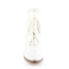 Fabulicious VICTORIAN-30 Ivory Satin Lace Ankle Boots