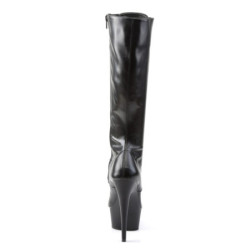 Pleaser DELIGHT-2023 Black Vegan Leather Sale Women