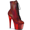 Pleaser ADORE-1020HFN Red Hologram Chrome Sale Women