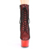 Pleaser ADORE-1020HFN Red Hologram Chrome Sale Women