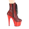 Pleaser ADORE-1020HFN Red Hologram Chrome Sale Women