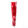 Pleaser DELIGHT-2023 Red Platform Stiletto Boots