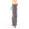 Pleaser ADORE-1020FS Grey Vegan Suede Sale Women