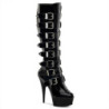 Pleaser DELIGHT-2049 knee high boots heels
