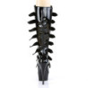 Pleaser DELIGHT-2049 Patent Platform Buckle Boots