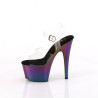 Pleaser ADORE-708MCH Transparent Purple Green Chrome