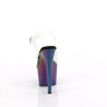 Pleaser ADORE-708MCH Transparent Purple Green Chrome