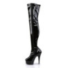 Pleaser DELIGHT-3000 Patent Platform Over The Knee Boots