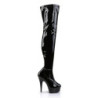 Pleaser DELIGHT-3000 Patent Platform Over The Knee Boots