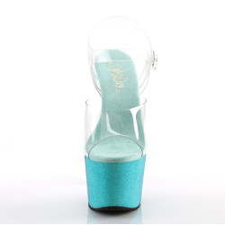 Pleaser ADORE-708OMBRE Transparent Baby Blue Blue Ombre