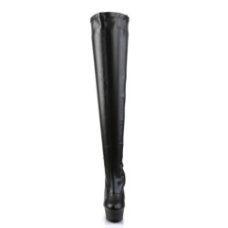 Pleaser DELIGHT-3000 Vegan Platform Over The Knee Boots