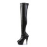 Pleaser DELIGHT-3000 Vegan Platform Over The Knee Boots