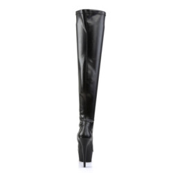 Pleaser DELIGHT-3000 Vegan Platform Over The Knee Boots