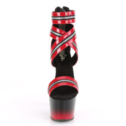 Pleaser ADORE-766 Red Patent Black-Red Sale Women