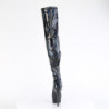 Pleaser DELIGHT-3000HWR Black Hologram Patent Sale Women