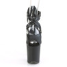 Pleaser FLAMINGO-865 Black Vegan Leather Sale Women