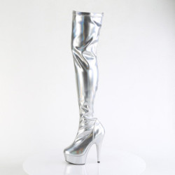 Pleaser DELIGHT-3000HWR Silver Hologram Sale Women