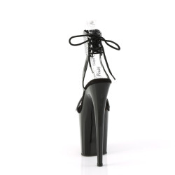 Pleaser FLAMINGO-870 Black Patent Strass Sale Women