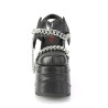 Demonia WAVE-20 Black Vegan Leather Sale Women
