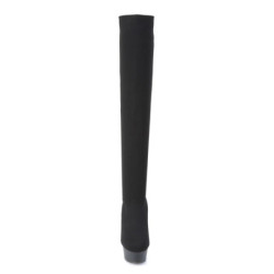 Pleaser DELIGHT-3002-1 Black Knit Fabric Sale Women