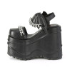 Demonia WAVE-20 Black Vegan Leather Sale Women